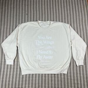 Jonas Brothers “Your are the Wings I need to Fly Away” Pullover Crewneck Sz XL
